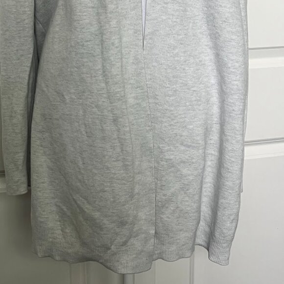 Banana Republic Gray Long Sleeve Open Front Cardigan Sweater Size Medium - Picture 4 of 15